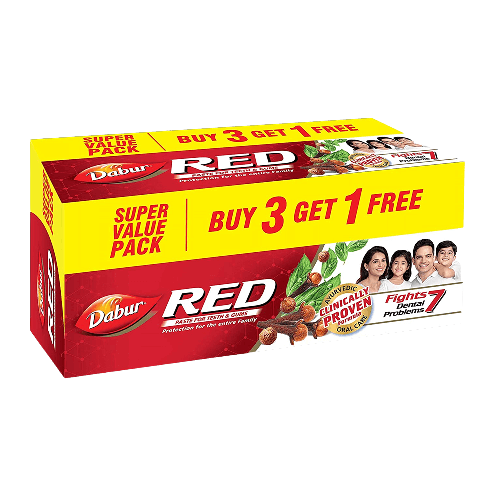 Dabur Red Paste, (Buy 3 Get 1 Free) | Grocsy