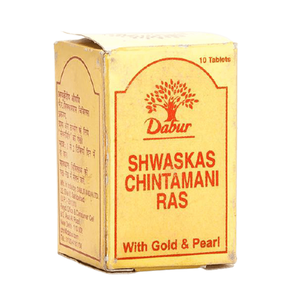 Dabur Shwaskas Chintamani Ras Tablet | Grocsy