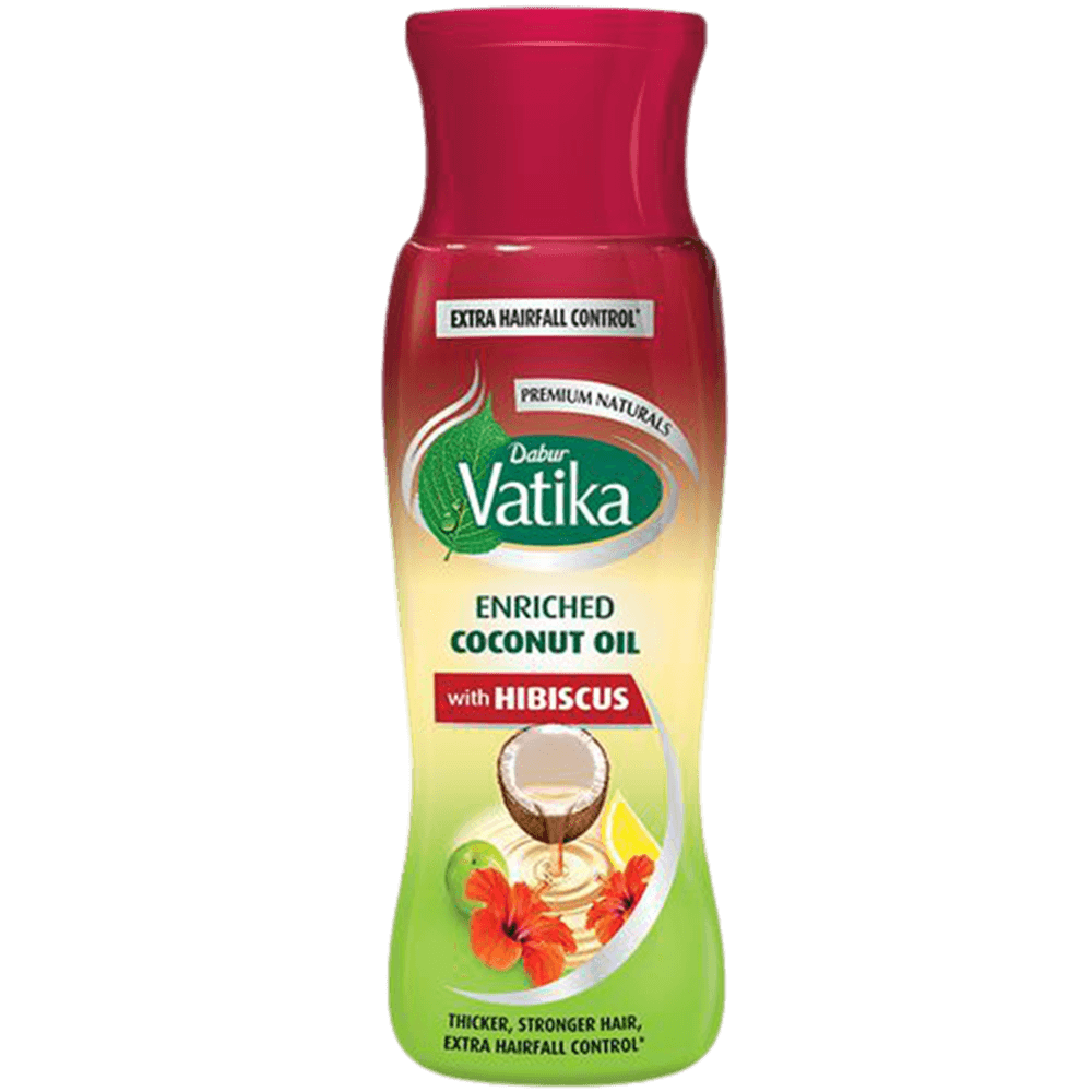 Dabur Vatika Enriched Coconut Hair Oil with Hibiscus | Grocsy