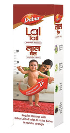 Dabur Lal Tail - Ayurvedic Baby Massage Oil For Baby's Bone, Muscle & Skin Health | Grocsy