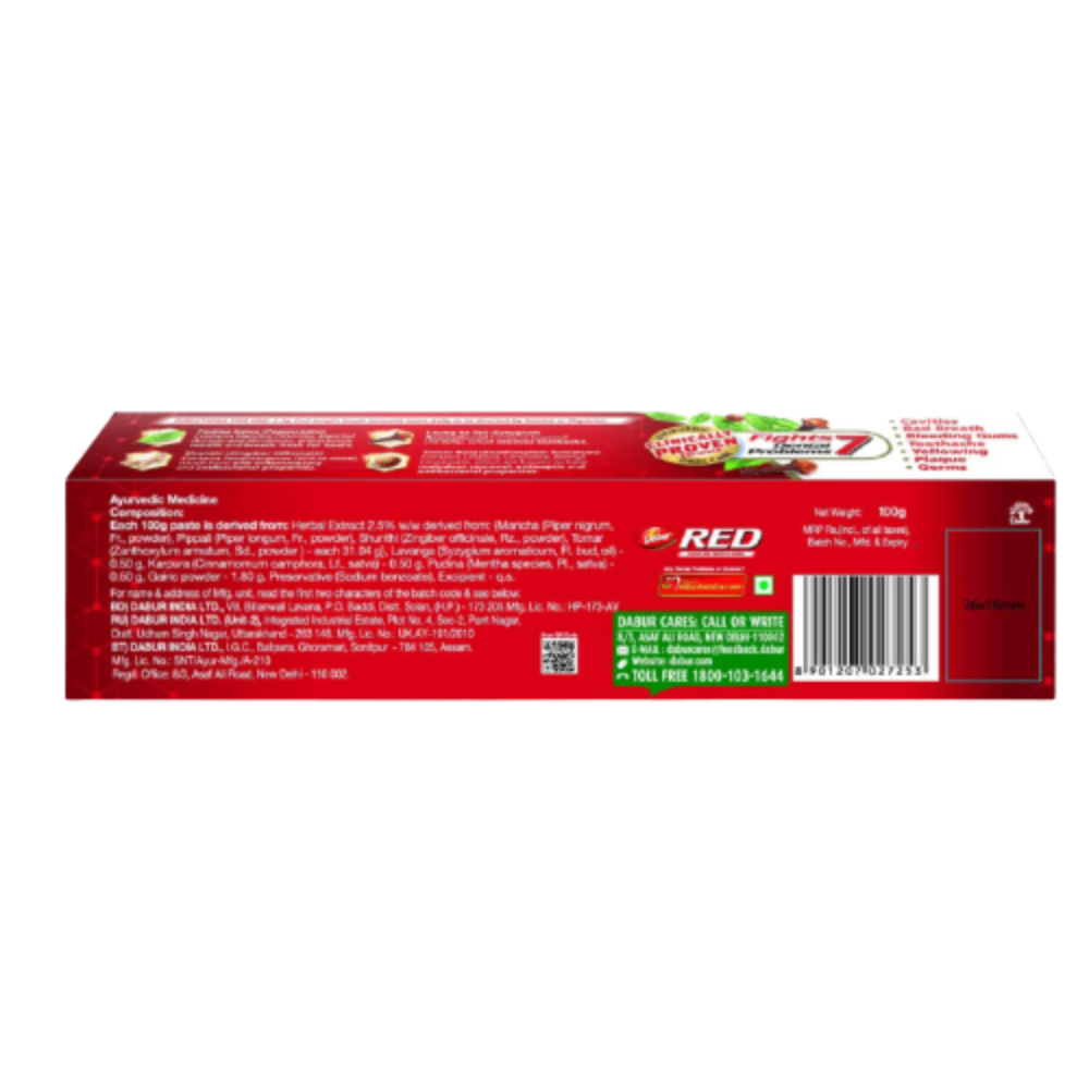 Dabur Red Toothpaste | Grocsy
