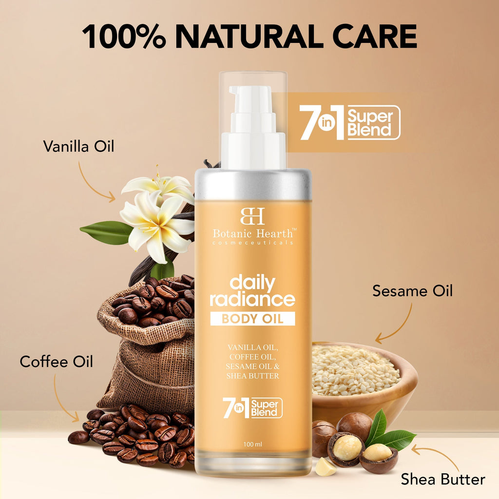 Botanic Hearth Daily Radiance Body Oil | Grocsy