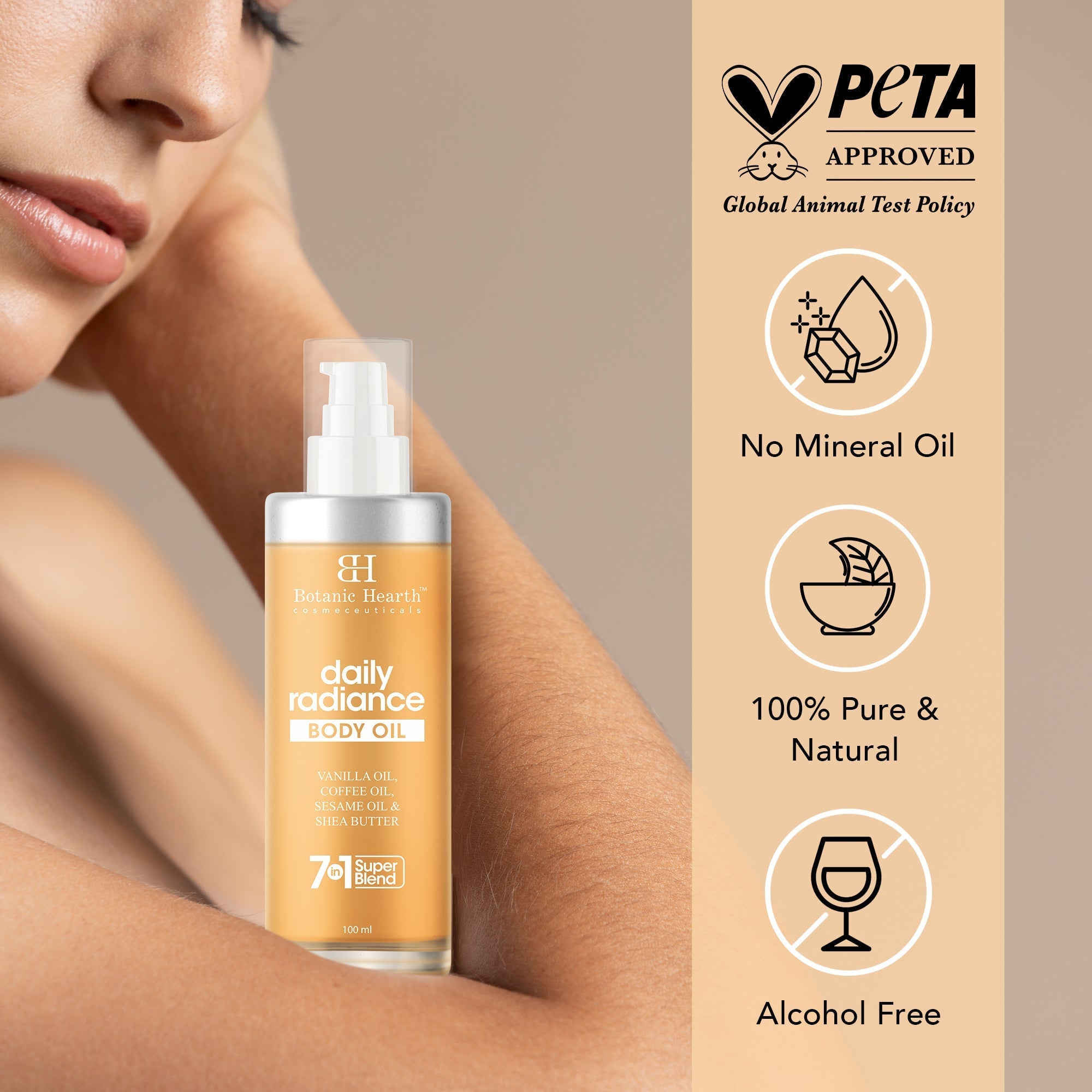 Botanic Hearth Daily Radiance Body Oil | Grocsy