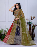 Lehenga Mart Designer Wedding Lehenga choli for Women - Multicolor | Grocsy