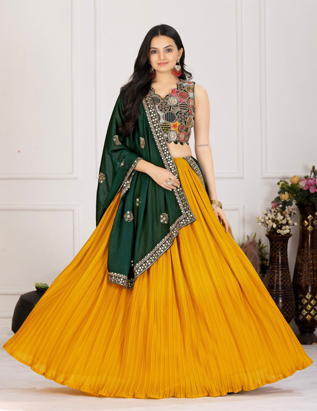 Lehenga Mart Designer Wedding Lehenga choli for Women - Multicolor | Grocsy