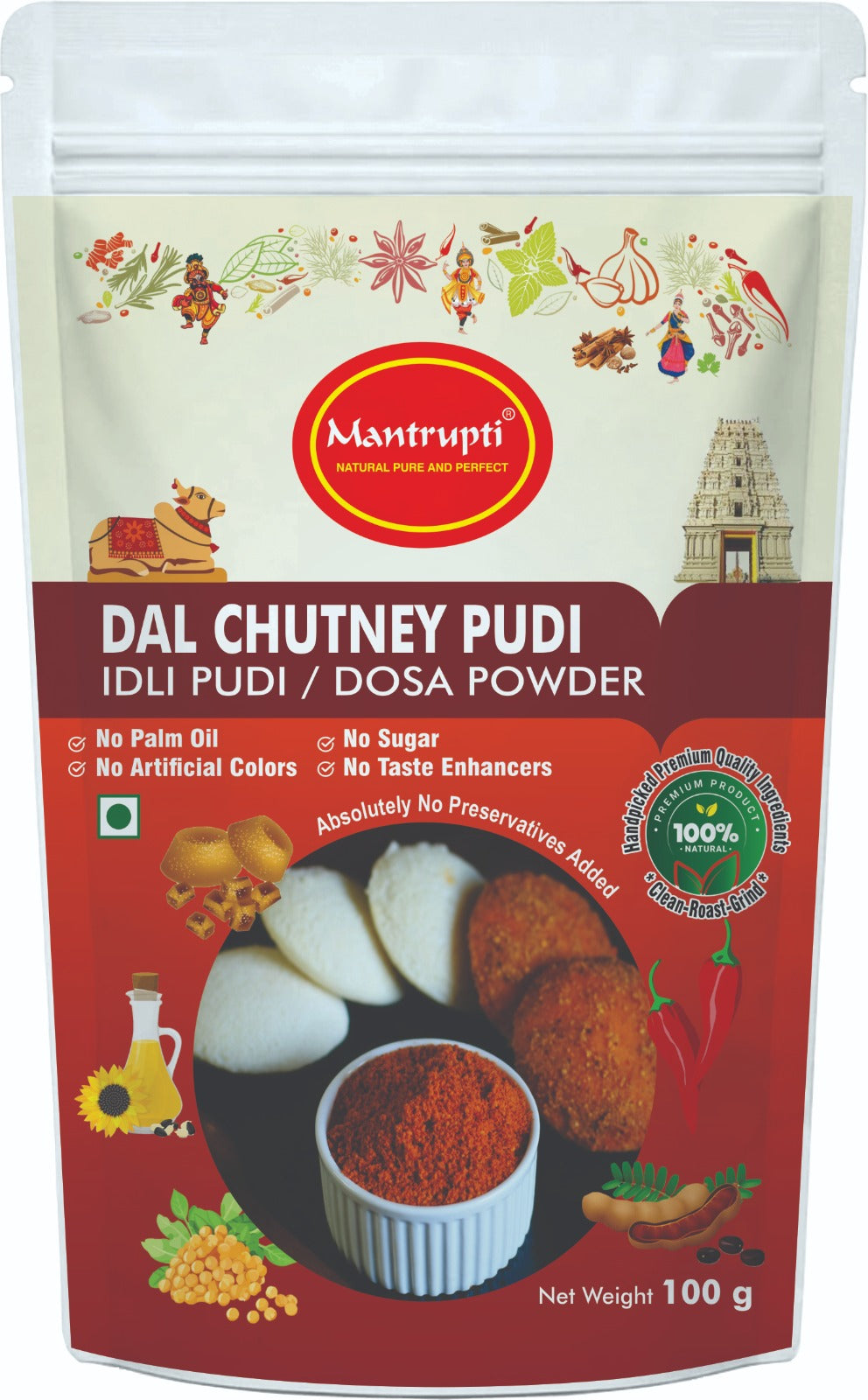 Mantrupti Dal Chutney Powder | Grocsy