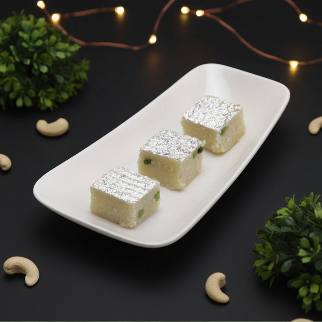 Agra Sweets Banjara Danedar Badam Burfi | Grocsy