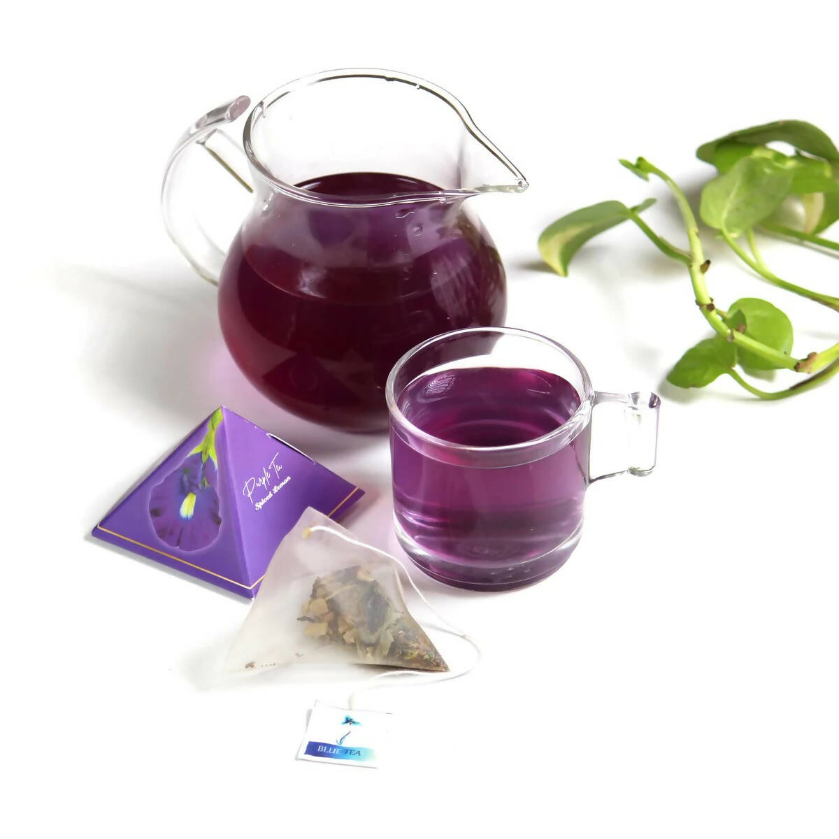Blue Tea Purple Tea Spiced Lemon Tea Bags | Grocsy