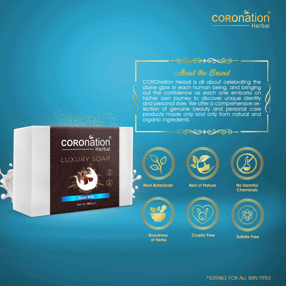 Coronation Herbal Goat Milk Luxury Soap | Grocsy