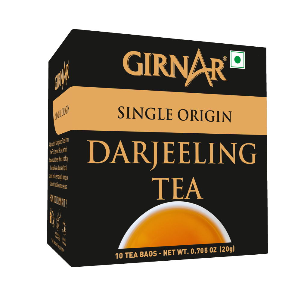 Girnar Single Origin Black Tea Bags - Darjeeling Tea | Grocsy