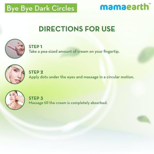 Mamaearth Bye Bye Dark Circles Eye Cream | Grocsy