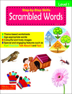 Step By Step Skills Scrambled Words-1(Tearble Colourful Worksheets) | Grocsy