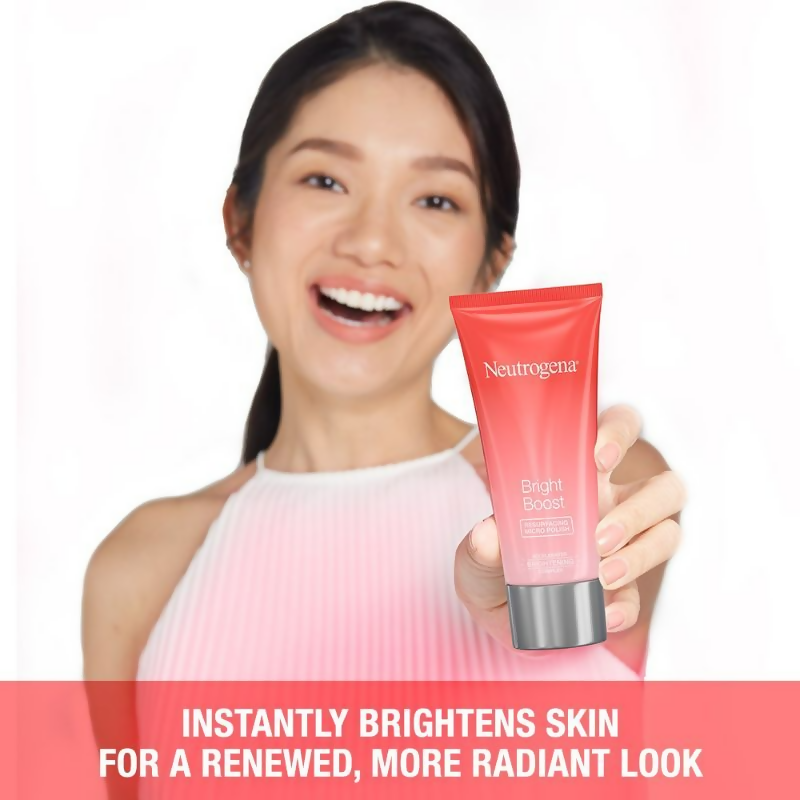 Neutrogena Bright Boost Micropolish Face Scrub & Exfoliator | Grocsy
