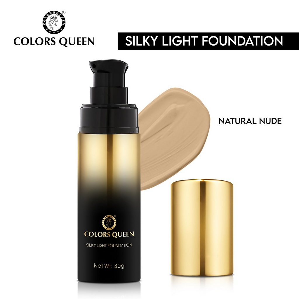 Colors Queen Silky Light Foundation - 04 Natural Nude | Grocsy