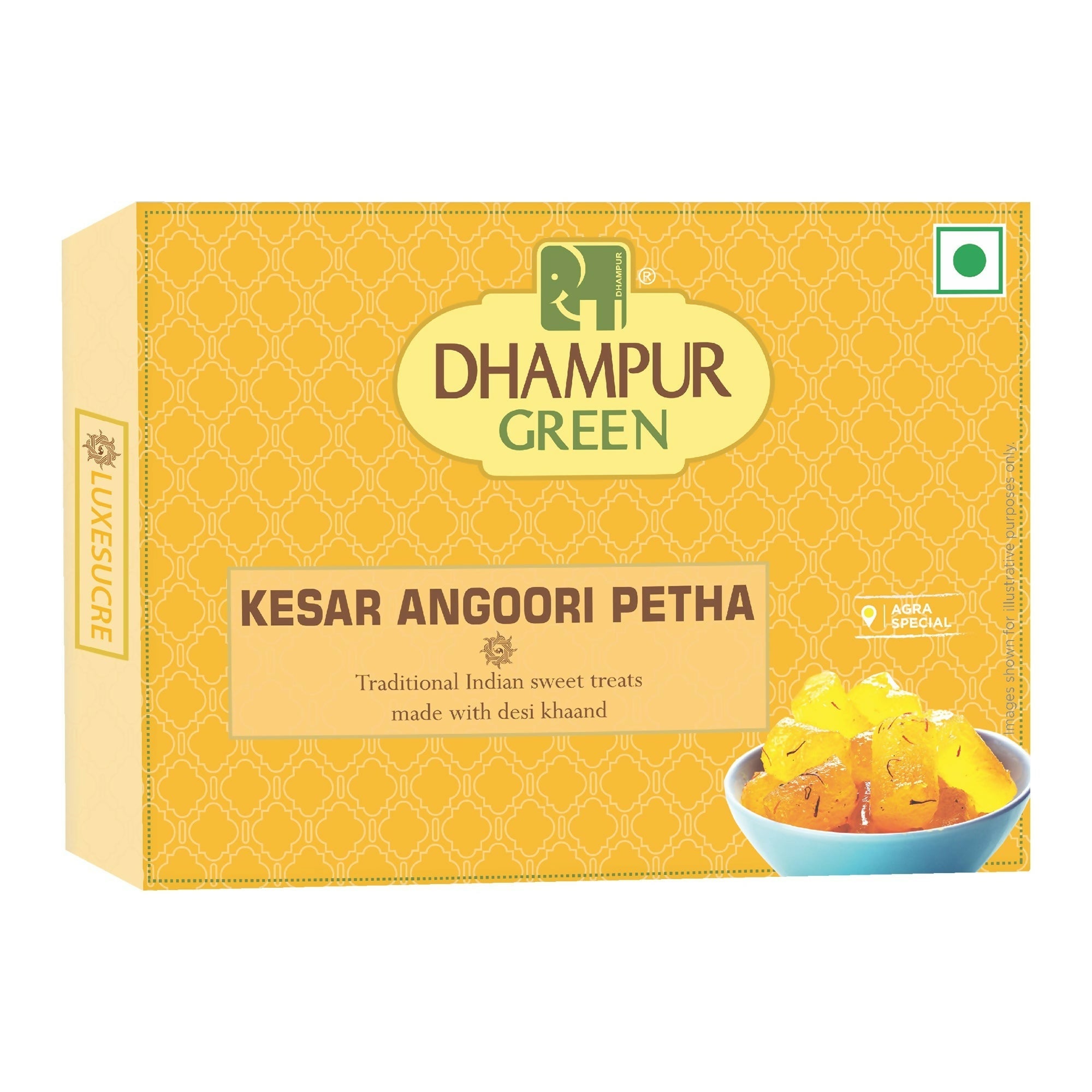 Dhampur Kesar Anguri Petha | Grocsy