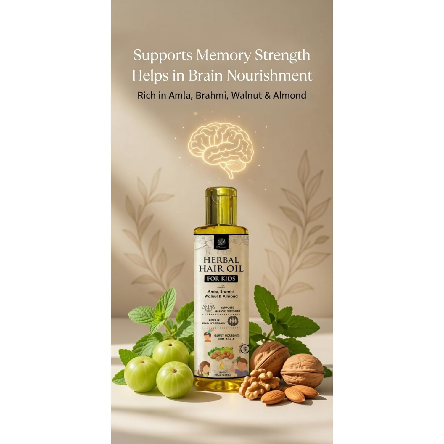 Al Masnoon Herbal Hair Oil For Kids | Grocsy
