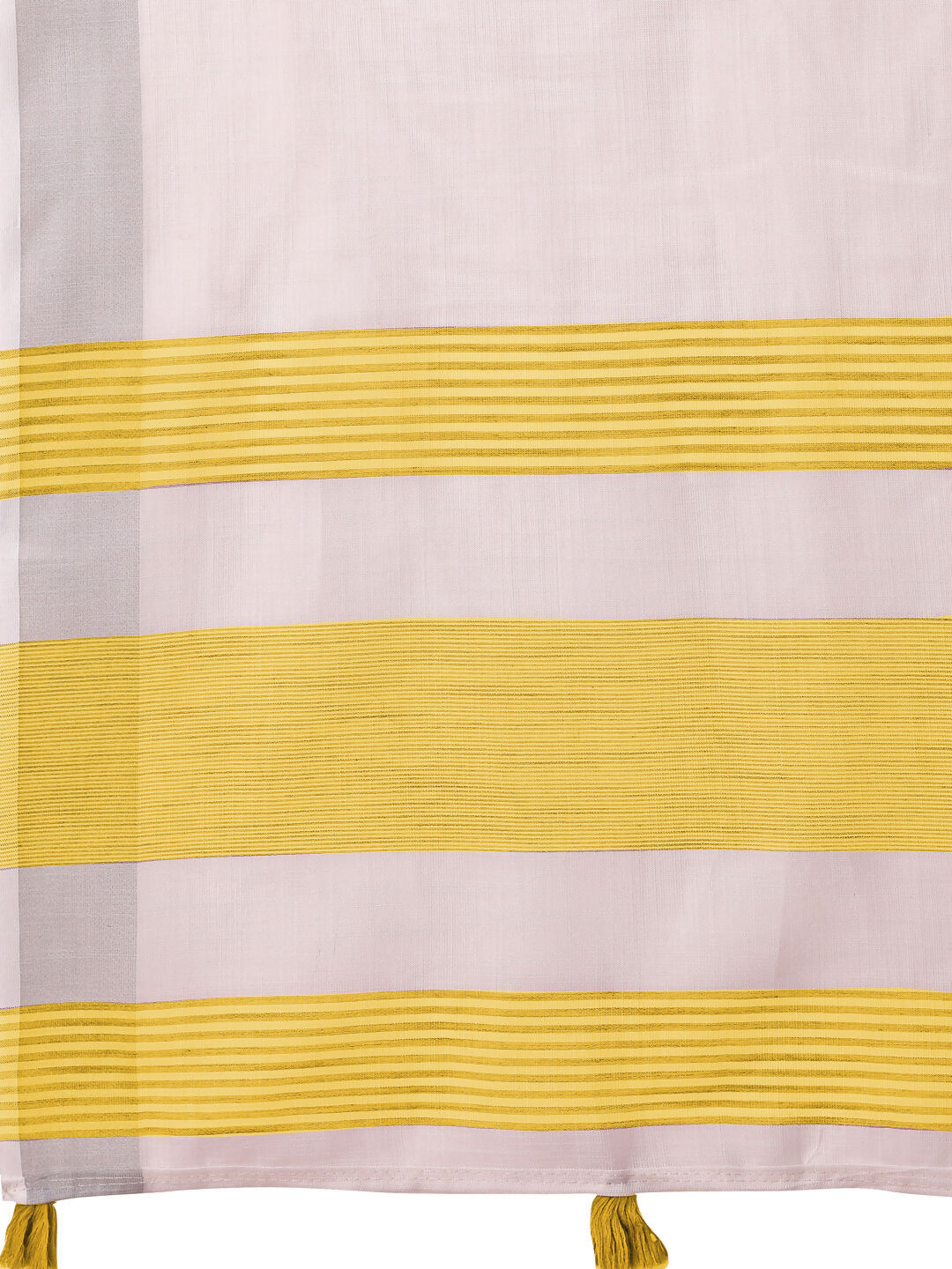 Shree Shyam Fashion The White Loom White Linen Cotton Saree | Grocsy