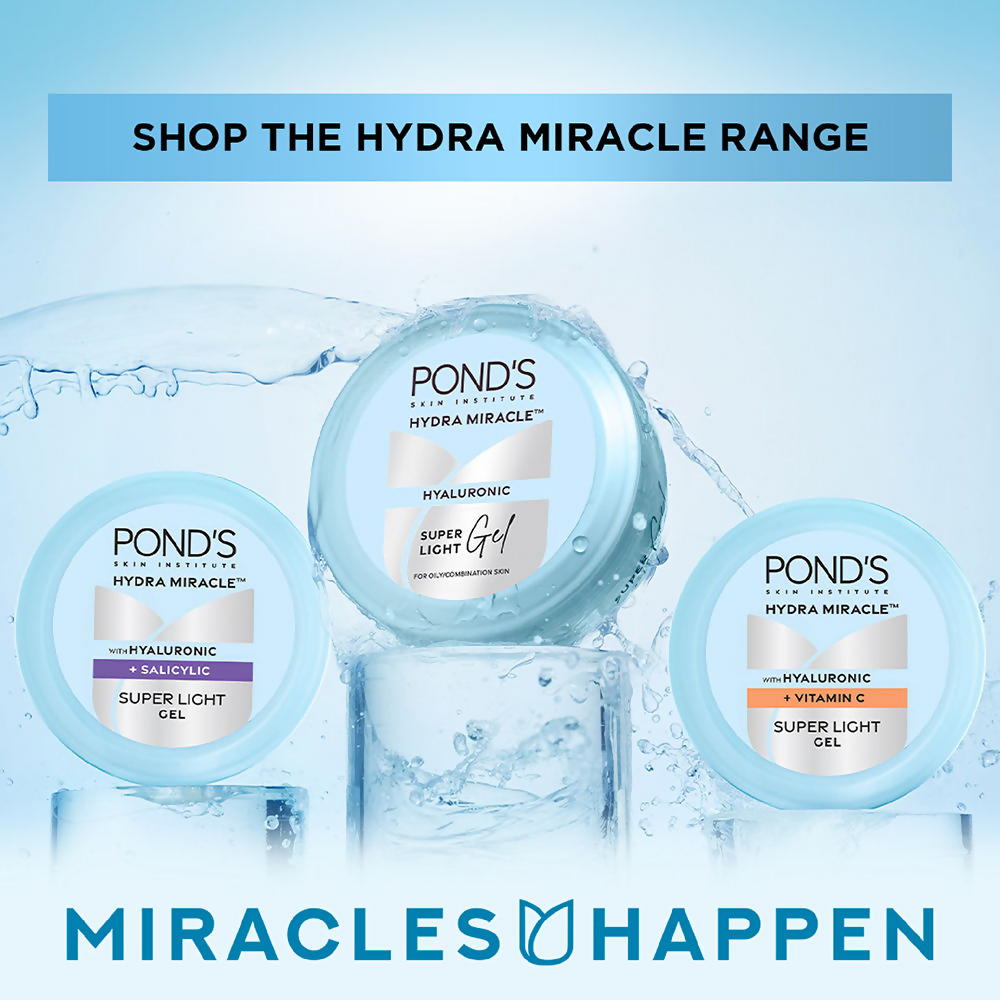 Ponds Miracle Super Light Gel With Hyaluronic Acid & Salicylic | Grocsy