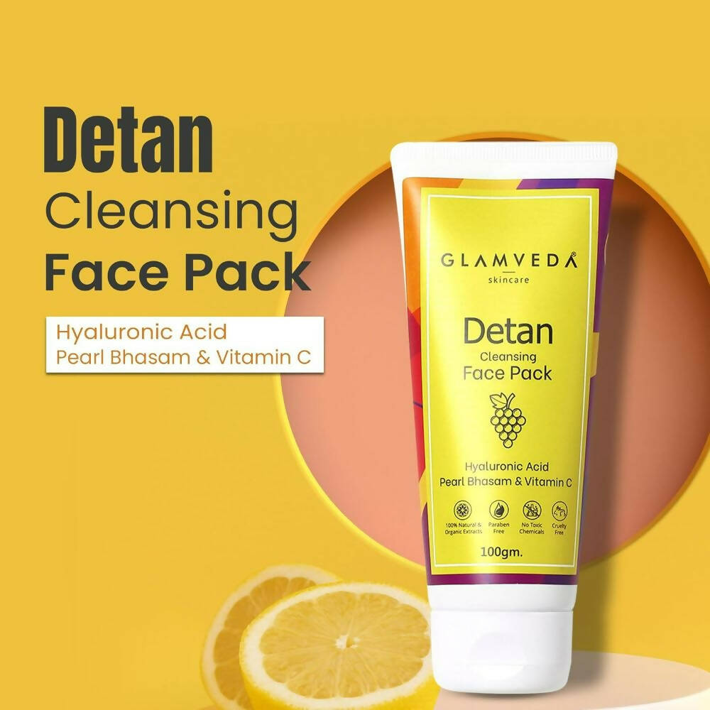 Glamveda Detan Cooling Face Pack | Grocsy
