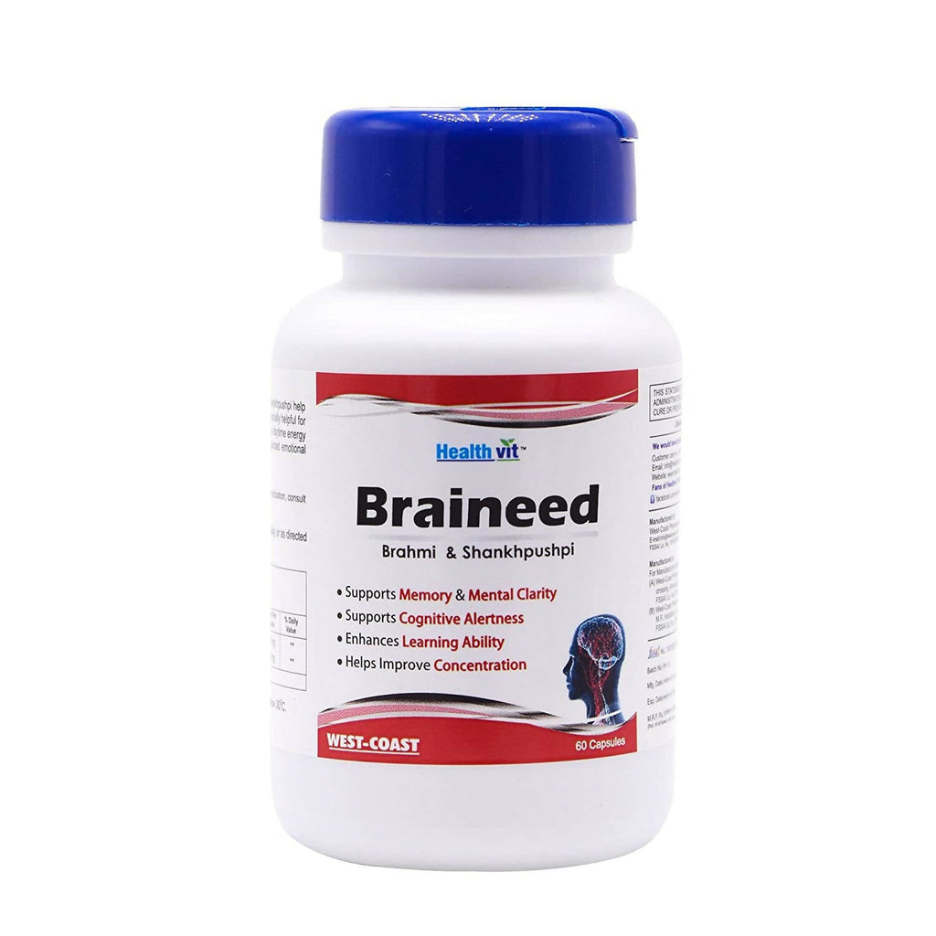 Healthvit Braineed Capsules | Grocsy