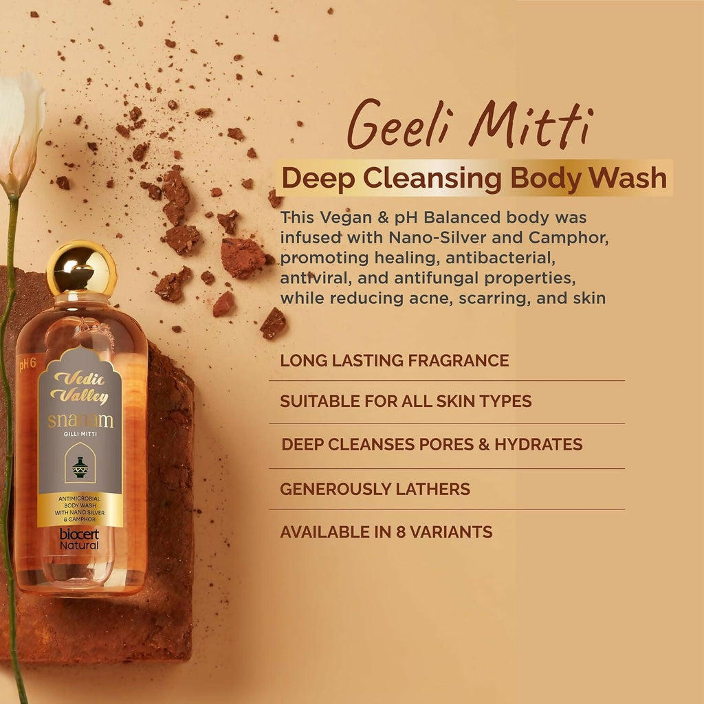 Vedic Valley Gilli Mitti Body Wash | Grocsy