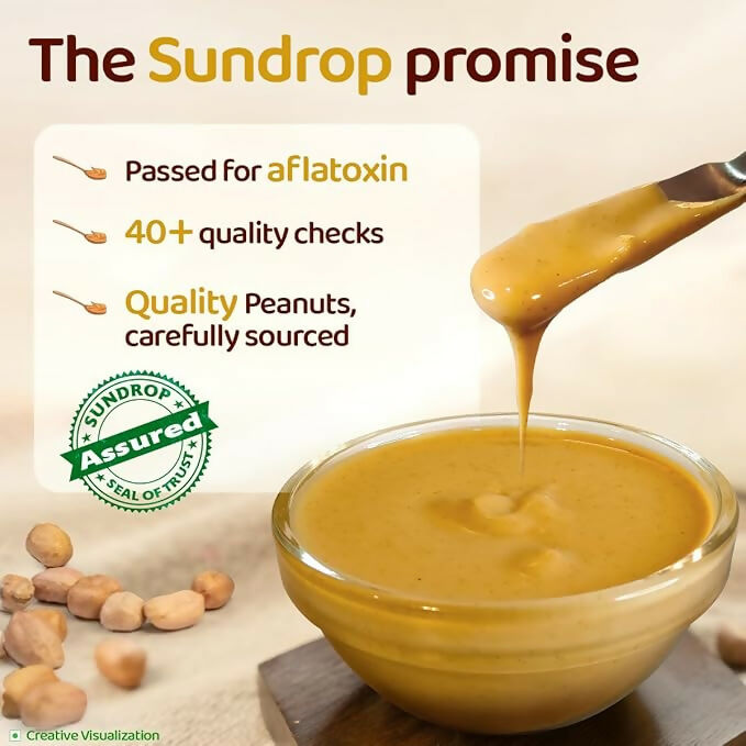 Sundrop High Protein Creamy Peanut Butter With Honey | Grocsy