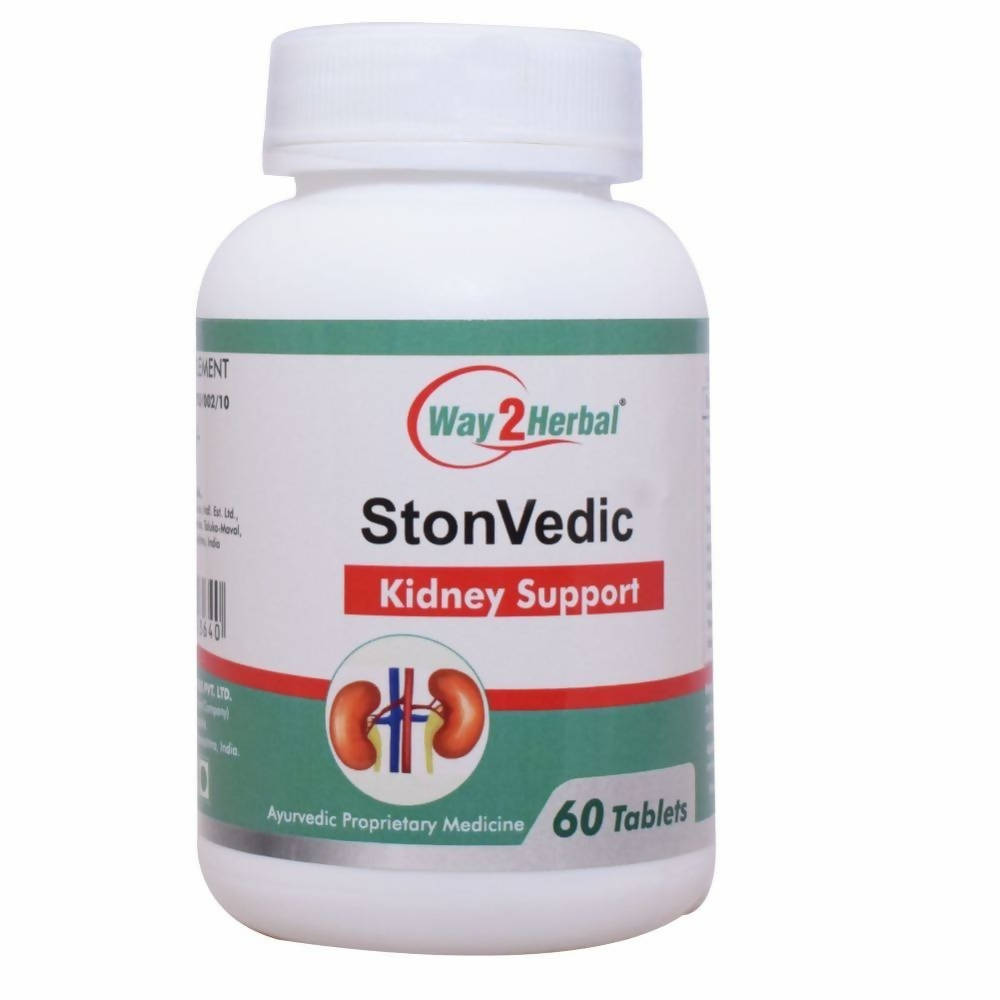 Way2herbal Stonvedic Kidney Support Tablets | Grocsy