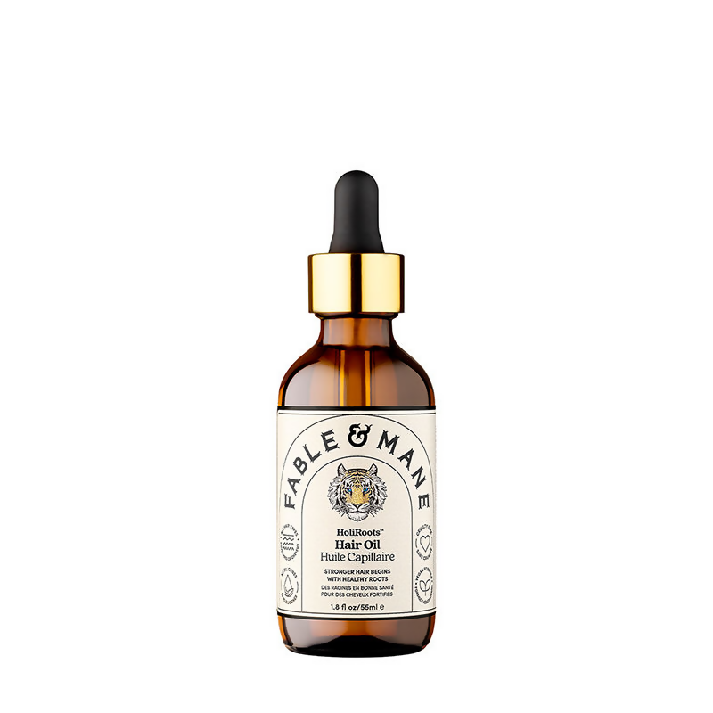 Fable & Mane HoliRoots Oil To Strengthen Roots and Thicken Hair | Grocsy