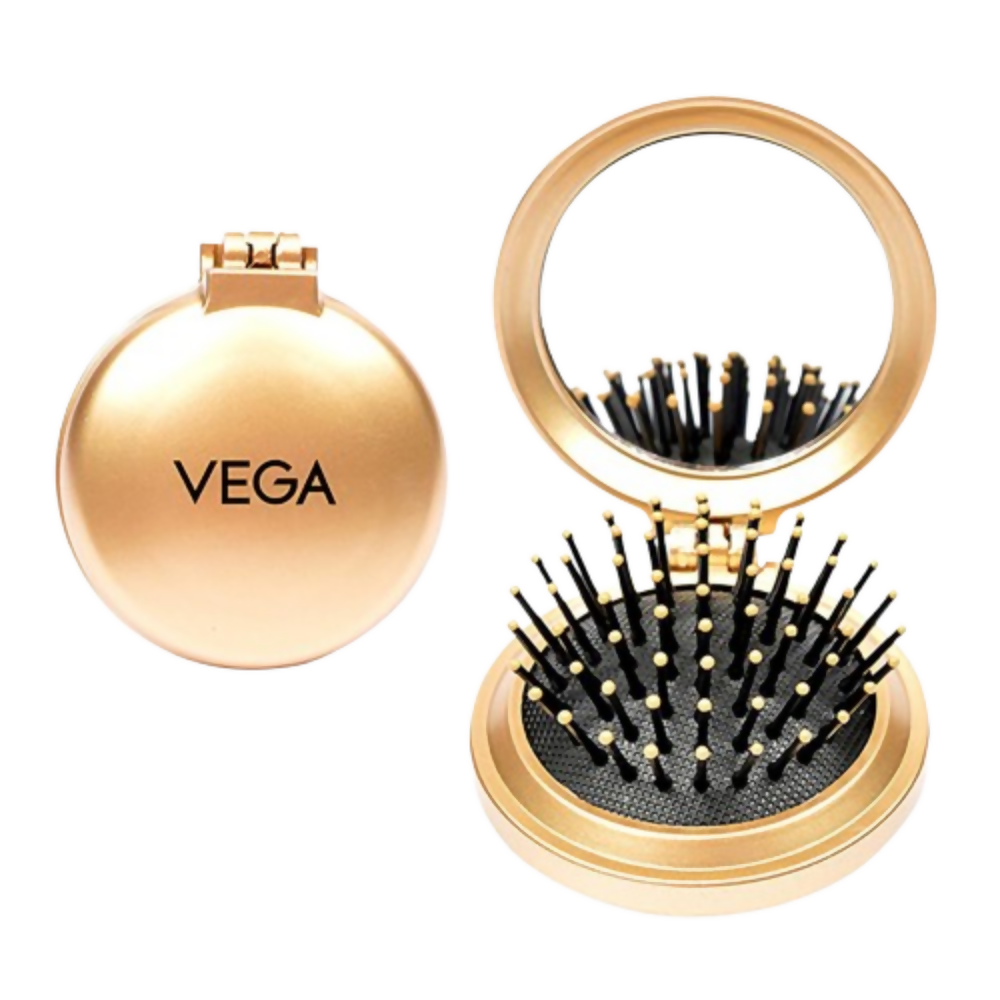 Vega Compact Folding Hair Brush | Grocsy