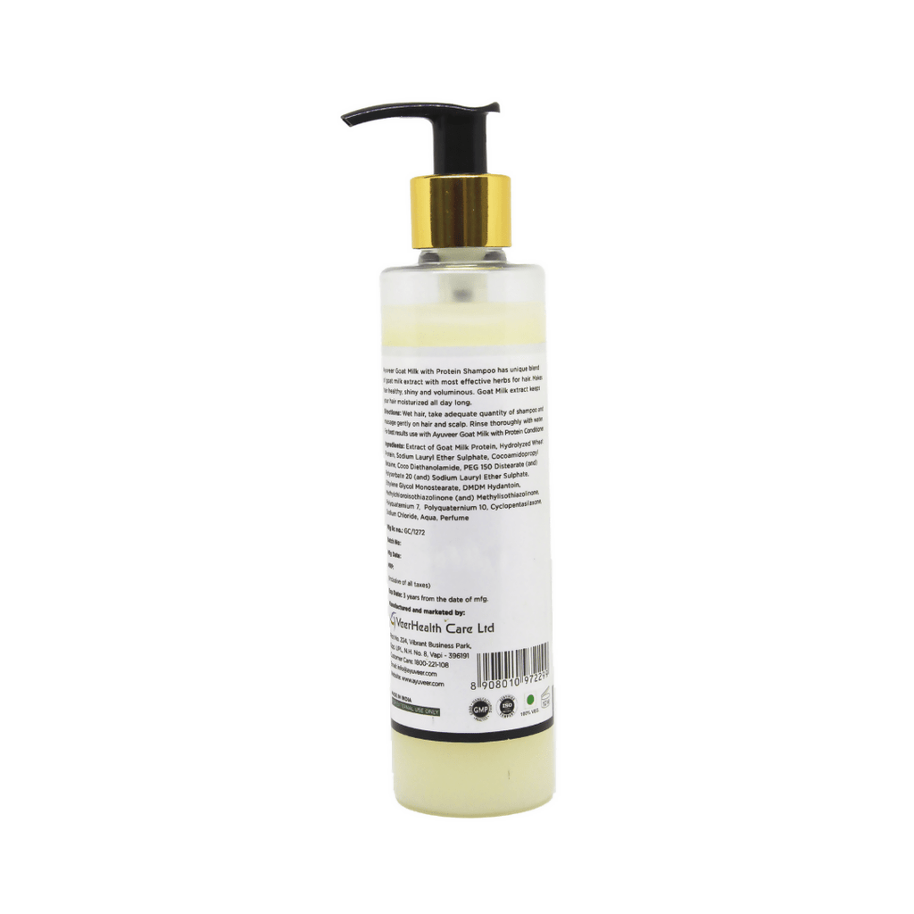 Ayuveer Goat Milk With Protein Shampoo | Grocsy
