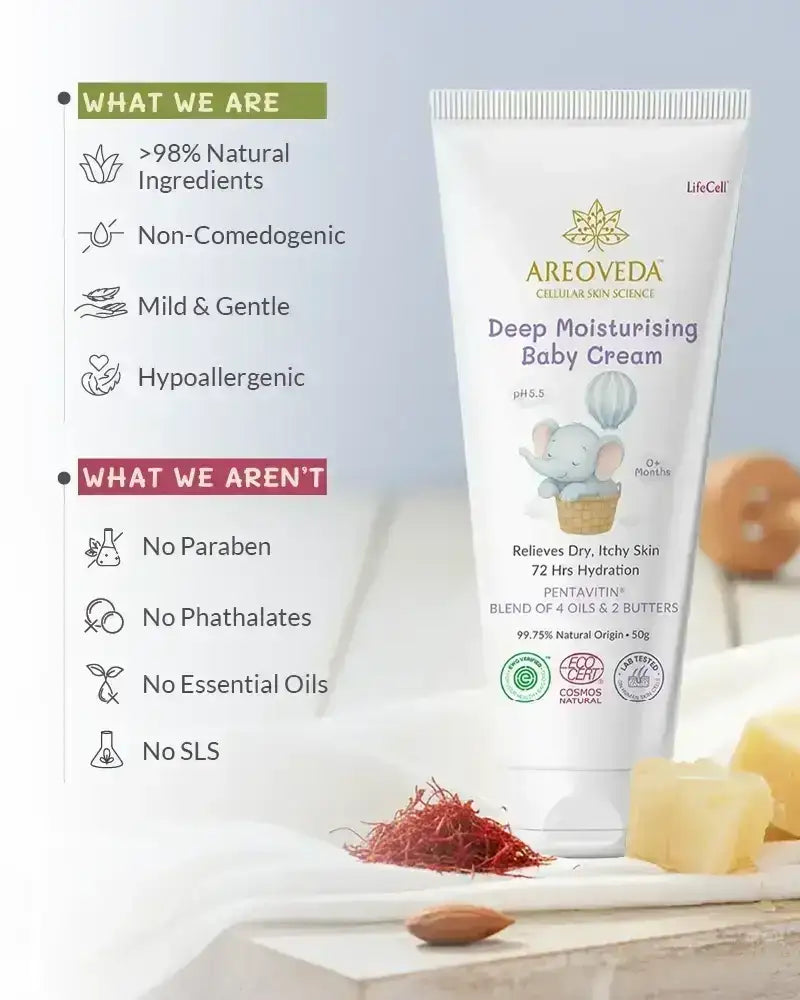 AreoVeda Deep Moisturising Baby Cream | Grocsy