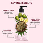 Botanic Hearth Defrizz & Hydrate Shampoo with Hemp Seed Extract & Ceramide | Grocsy