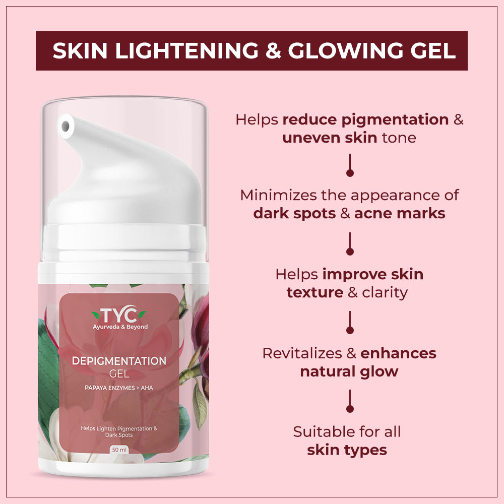 TYC Depigmentation Gel with 4% AHA For Men and Women | Grocsy