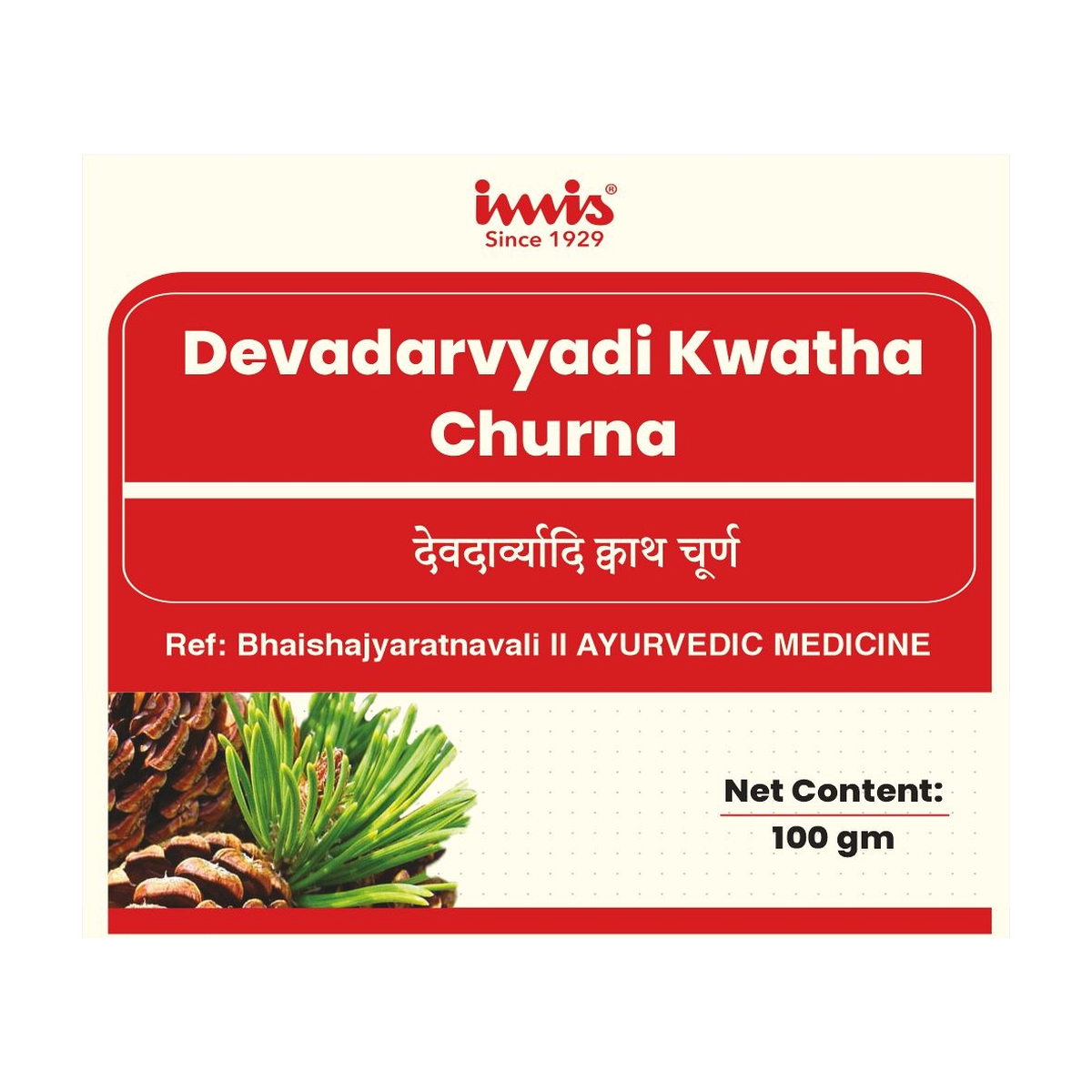 IMIS Ayurveda Devadarvyadi kwatha churna | Grocsy