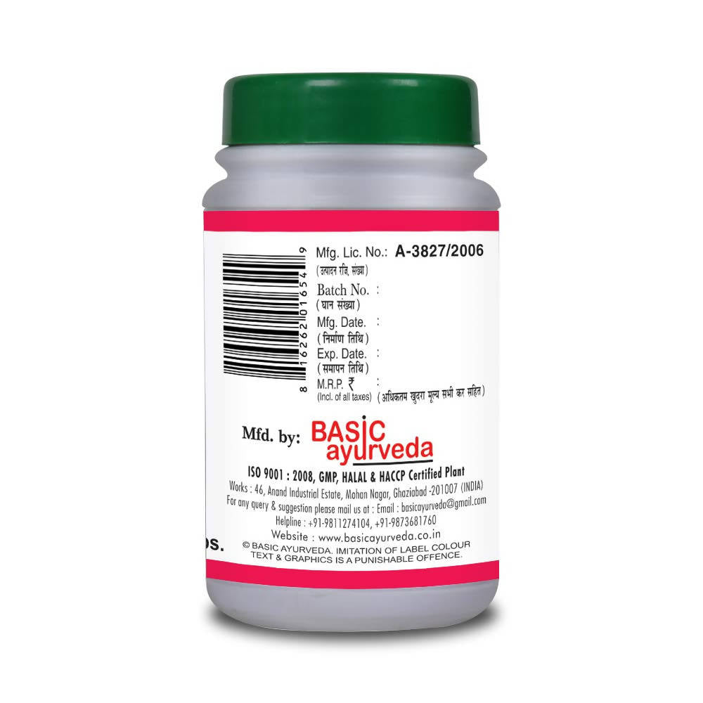 Basic Ayurveda Laxadi Guggulu Tablets | Grocsy