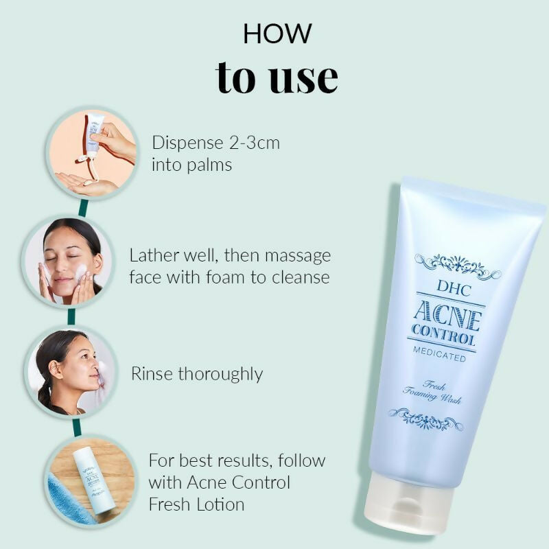 DHC Beauty Acne Control Fresh Foaming Wash | Grocsy