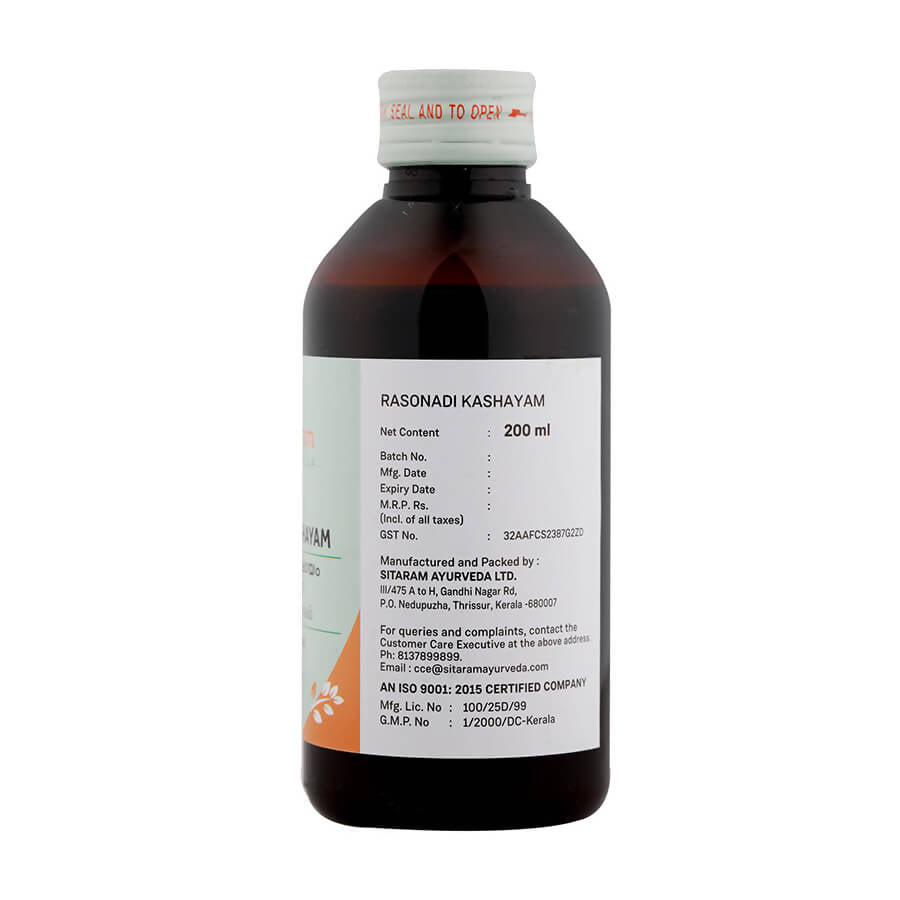 Sitaram Ayurveda Rasonadi Kashayam | Grocsy