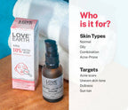 Love Earth AHA 10% Lactic Acid Serum | Grocsy