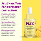 PLIX The Plant Fix Pineapple Depigmentation Regime With Face Wash, Toner, Serum & Moisturizer | Grocsy