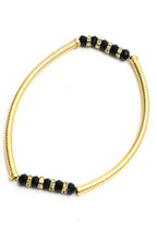 Mominos Fashion Kamal Johar Gold-Polished Beads Anklets | Grocsy