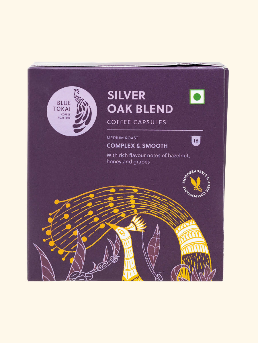 Blue Tokai Silver Oak Blend Coffee Capsules | Grocsy