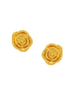 Golden Rose Earrings - Ruby Raang | Grocsy