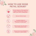 Kimayra Natural Rose Petal Face & Body Scrub For Brightening Skin, Help in Reduce Fine Lines, Wrinkles & Blemishes | Grocsy