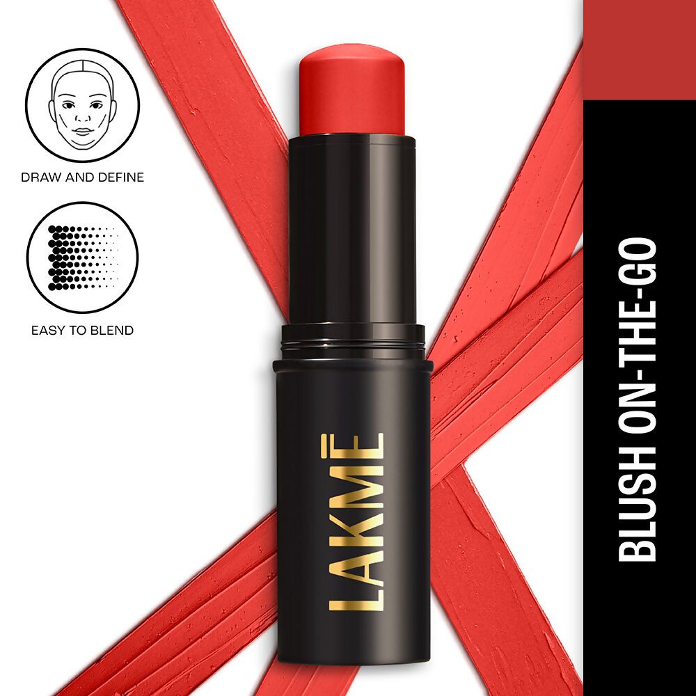 Lakme Facelift MultiSlayer Blush Stick - Cherry Bomb | Grocsy