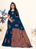 Vedant Vastram Litchi Silk Designer Banarasi Saree - Morpich Morpich | Grocsy