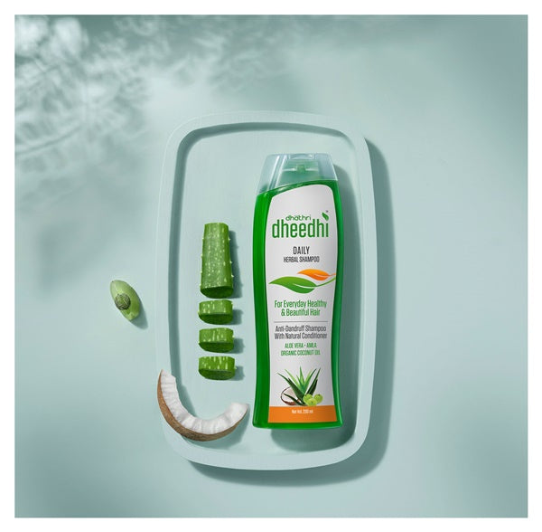 Dhathri Ayurveda Dheedhi Daily Herbal Shampoo | Grocsy