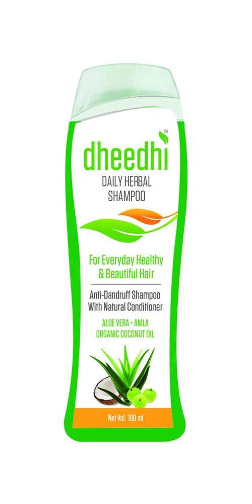 Dhathri Ayurveda Dheedhi Daily Herbal Shampoo | Grocsy