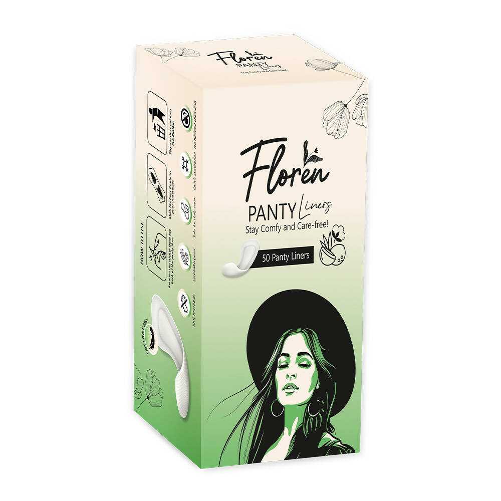 Floren Panty Liners Curvy Design for Extra Comfort | Grocsy