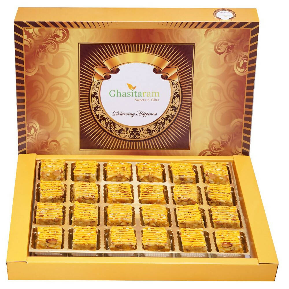 Ghasitaram Mango Dry Fruit Bites | Grocsy