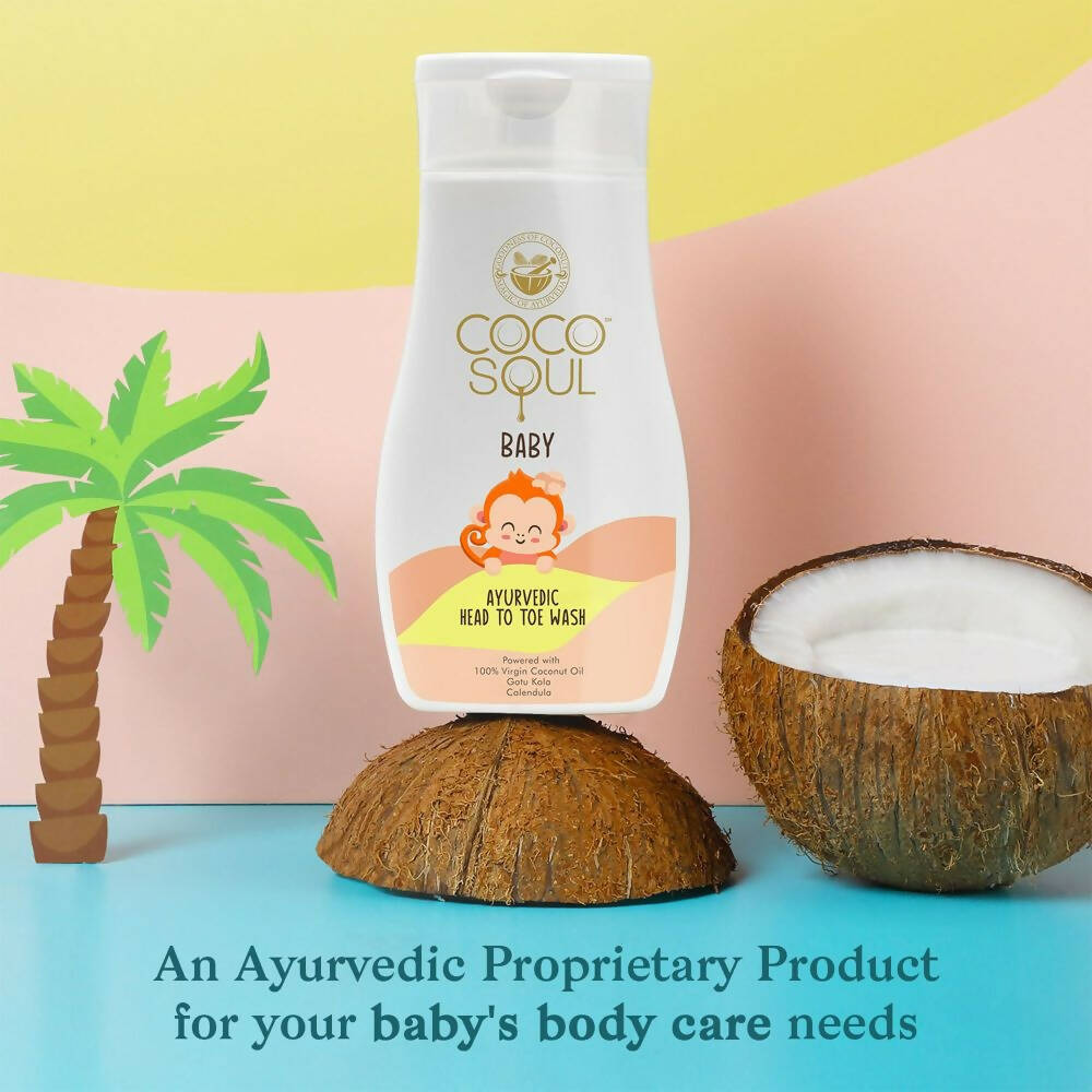 Coco Soul Baby Ayurvedic Head to Toe Wash | Grocsy